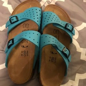 Blue Birkenstocks
